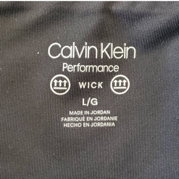 Calvin Klein Performance Wick Athleisure Workout Leggings Pants Size L - Picture 4 of 5
